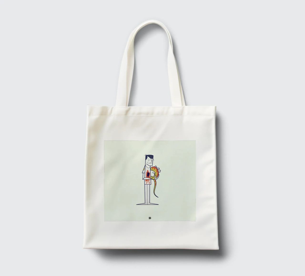 You are a part of me borsa in juta da Ale Giorgini