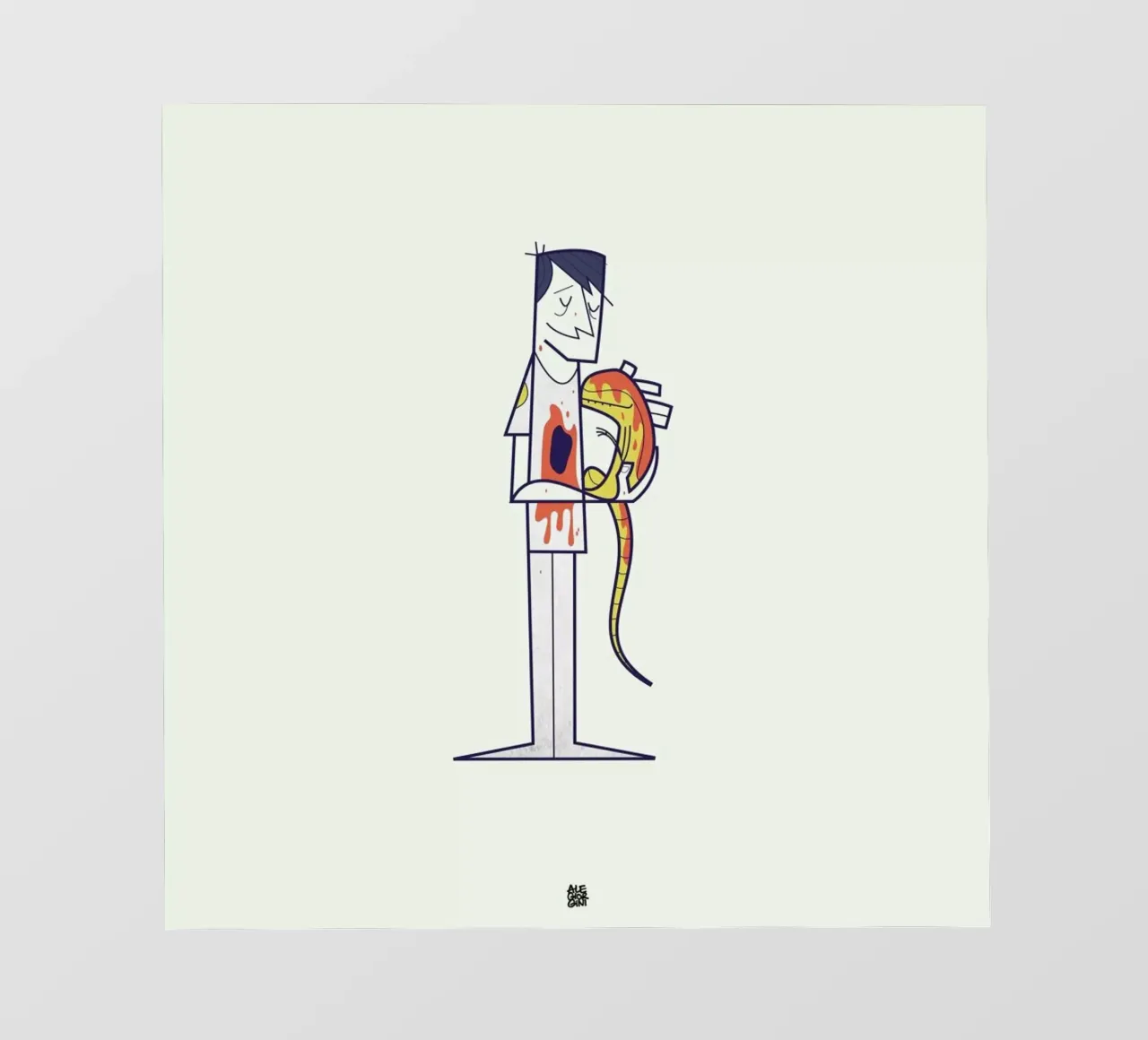 You are a part of me Backlit Folie von Ale Giorgini