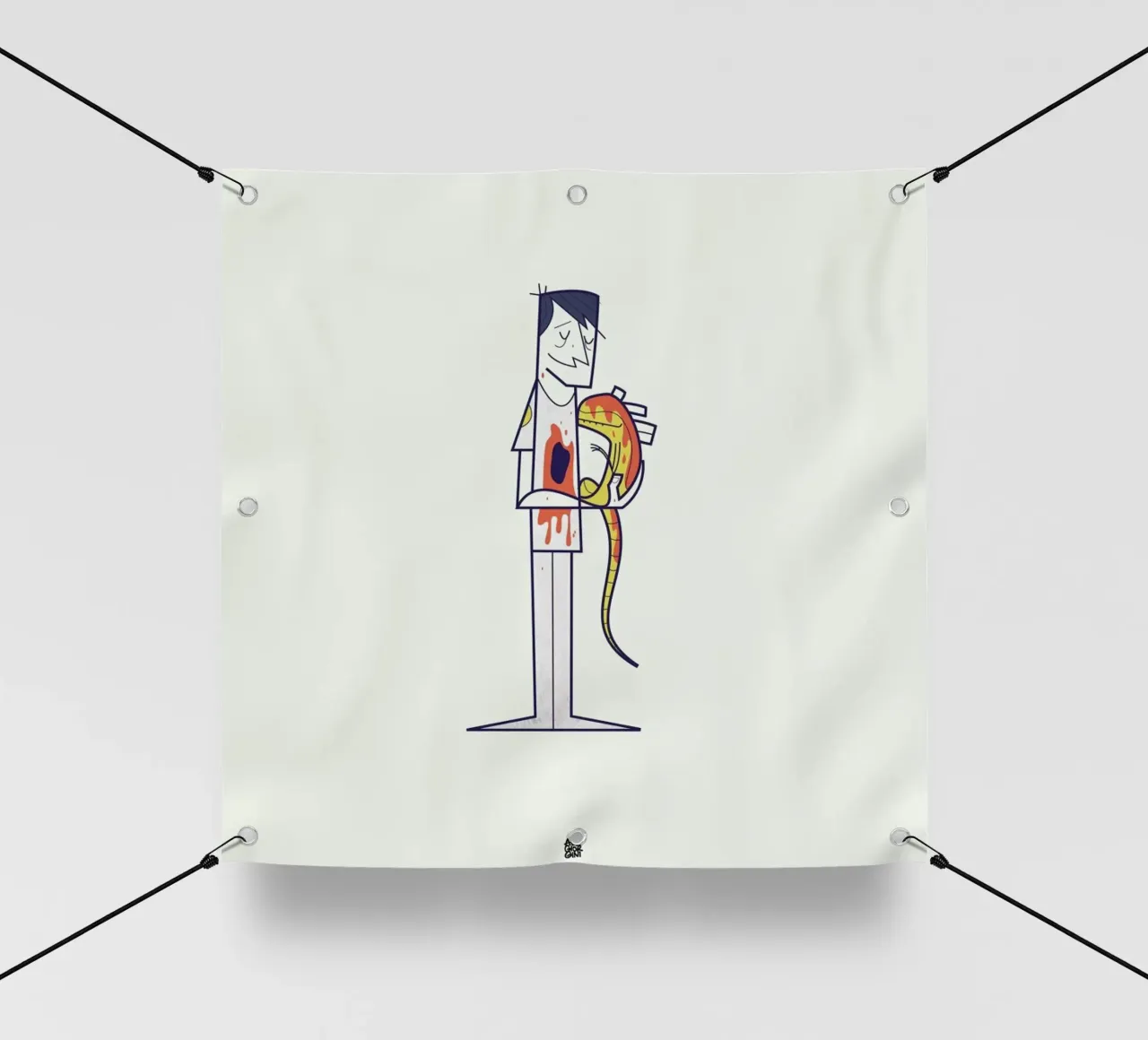 You are a part of me telo in pvc da Ale Giorgini