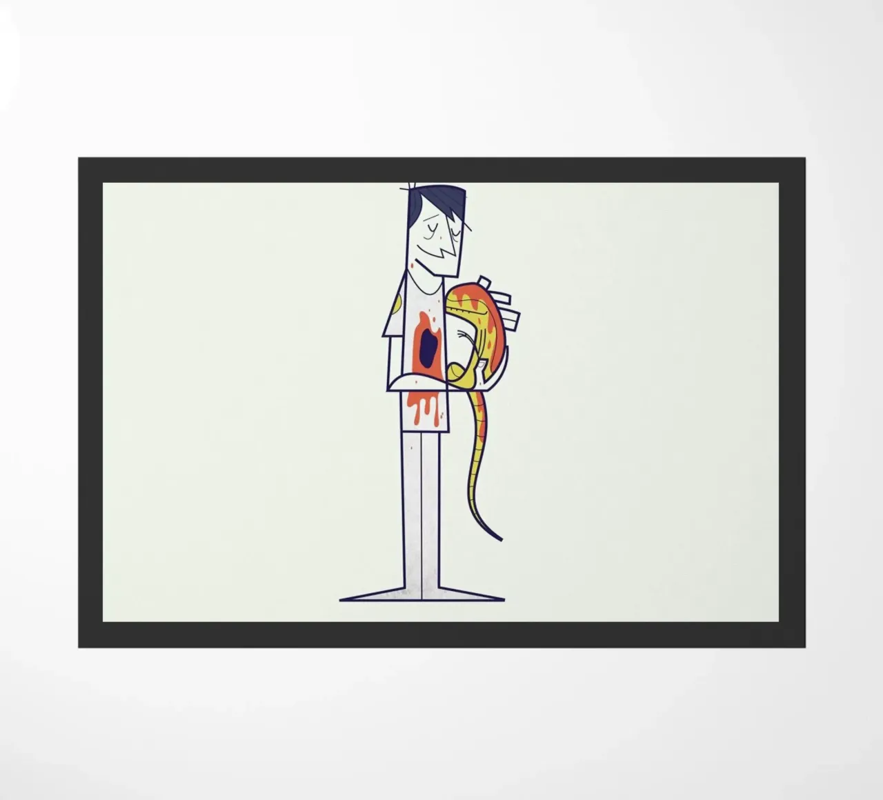 You are a part of me Fußmatte von Ale Giorgini