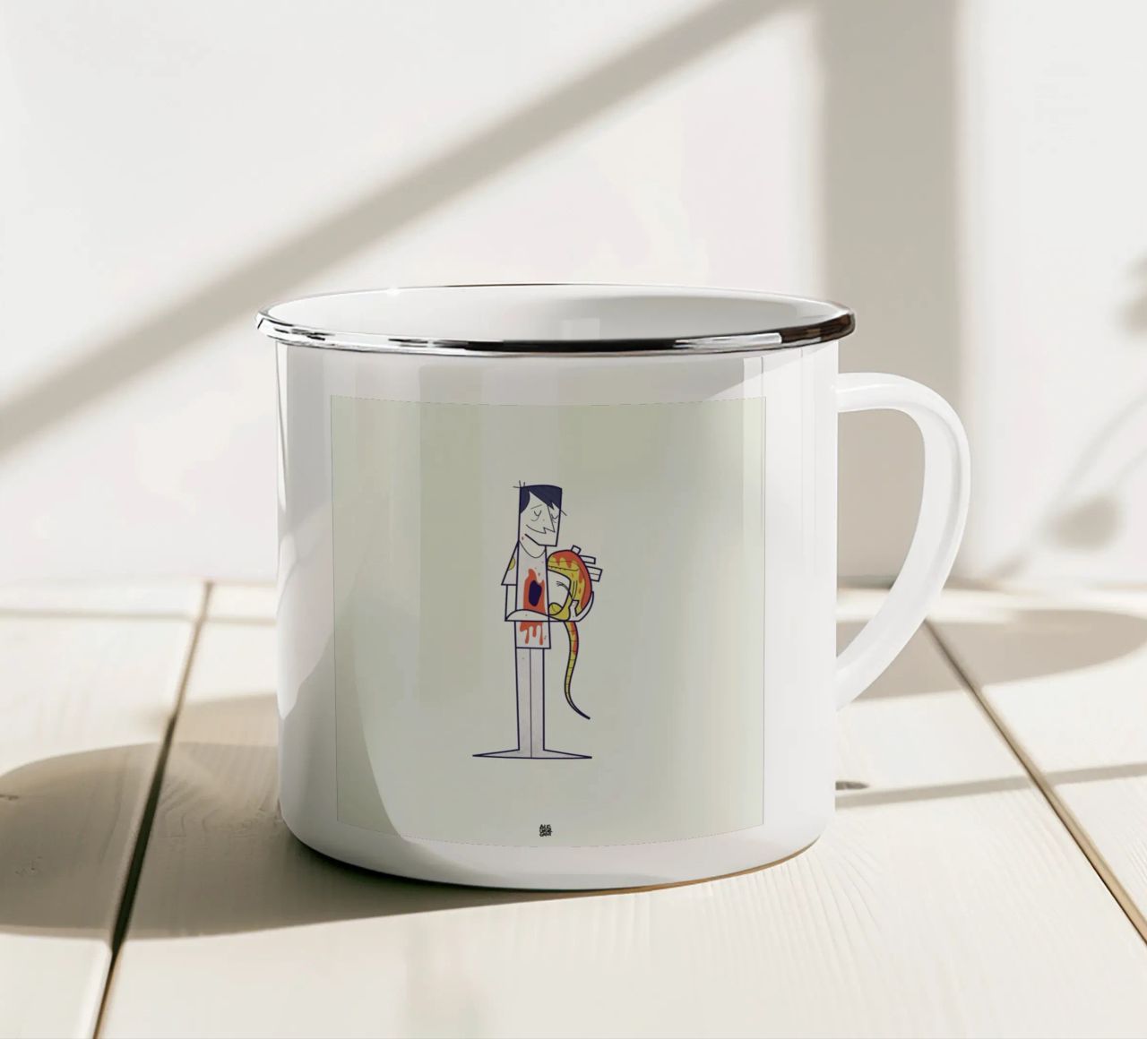 You are a part of me emaille mok van Ale Giorgini