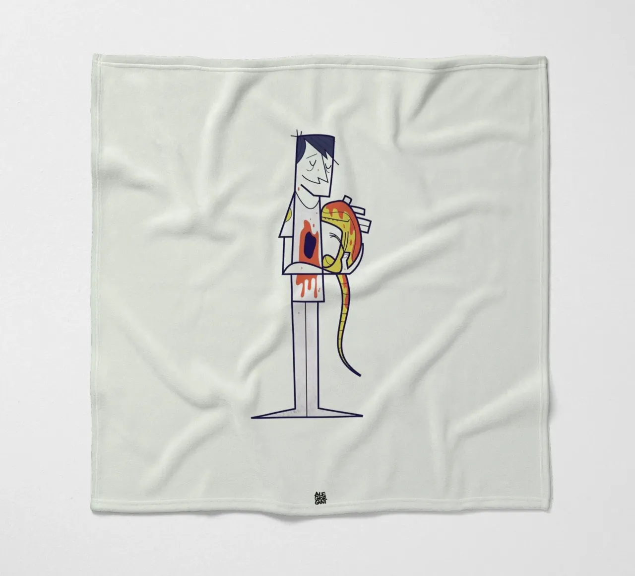 You are a part of me coperta in pile da Ale Giorgini