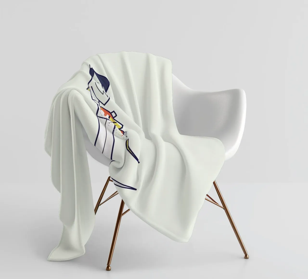 You are a part of me coperta in pile da Ale Giorgini