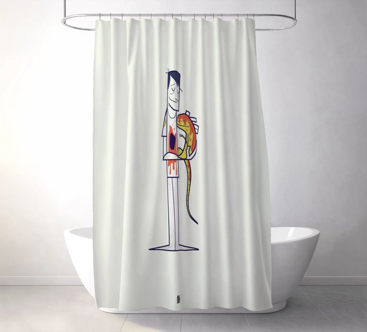 You are a part of me tenda da doccia da Ale Giorgini