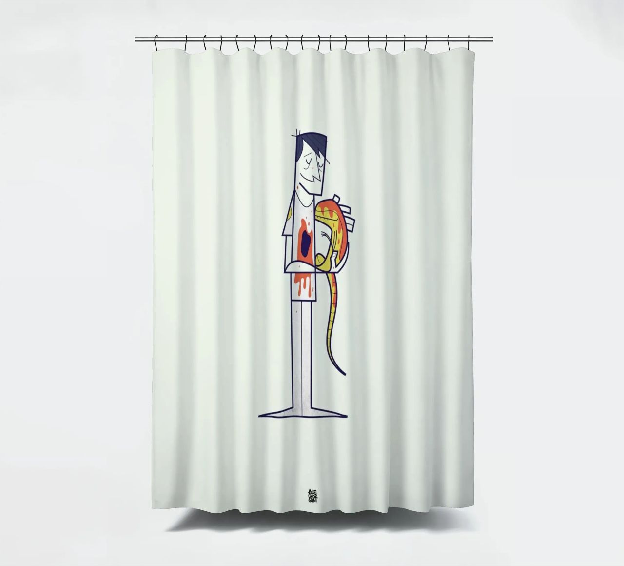 You are a part of me tenda da doccia da Ale Giorgini