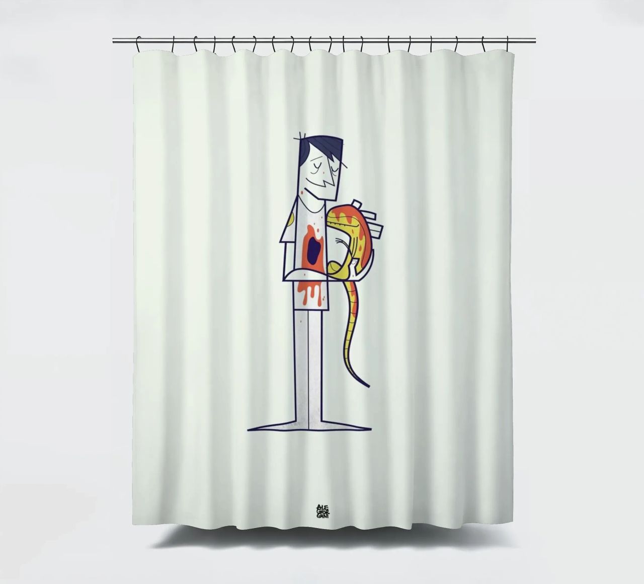 You are a part of me tenda da doccia da Ale Giorgini