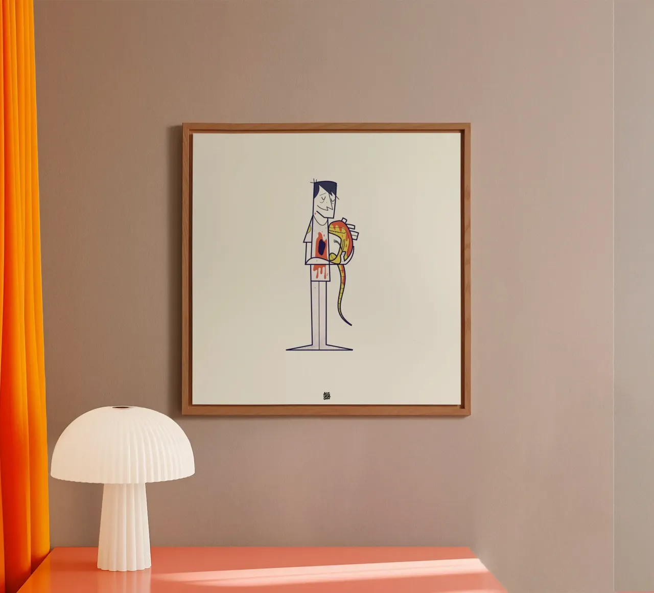 You are a part of me alluminio dibond da Ale Giorgini