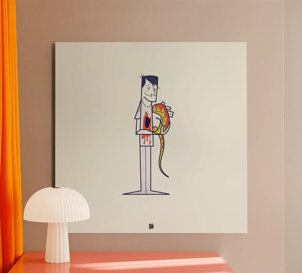 You are a part of me alluminio dibond da Ale Giorgini