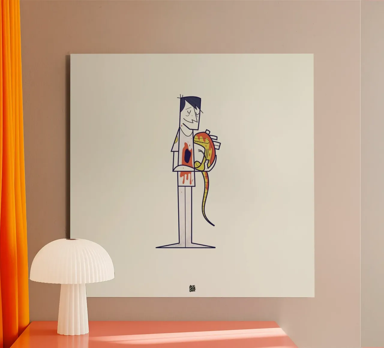 You are a part of me alluminio dibond da Ale Giorgini