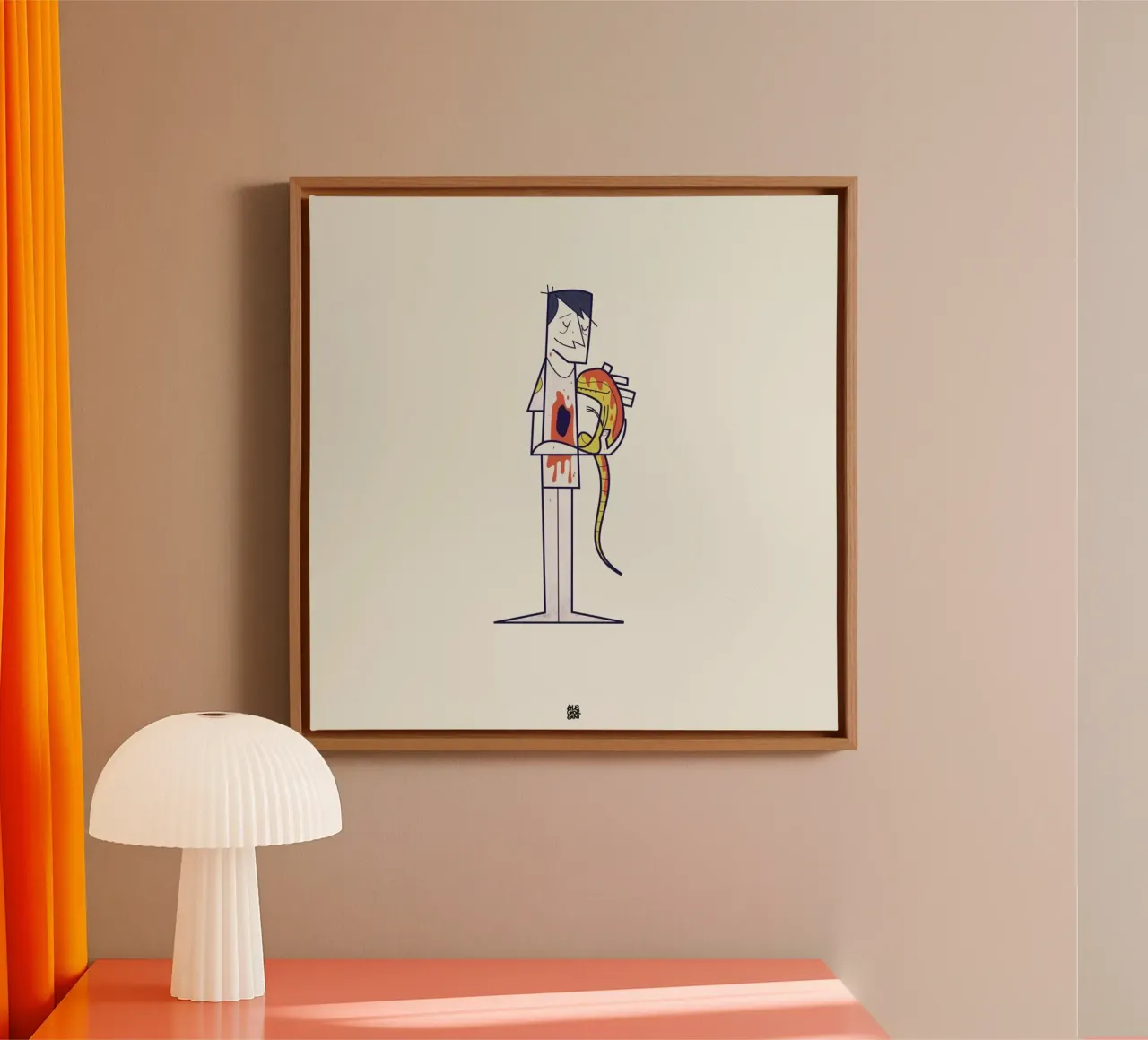 You are a part of me tela da Ale Giorgini