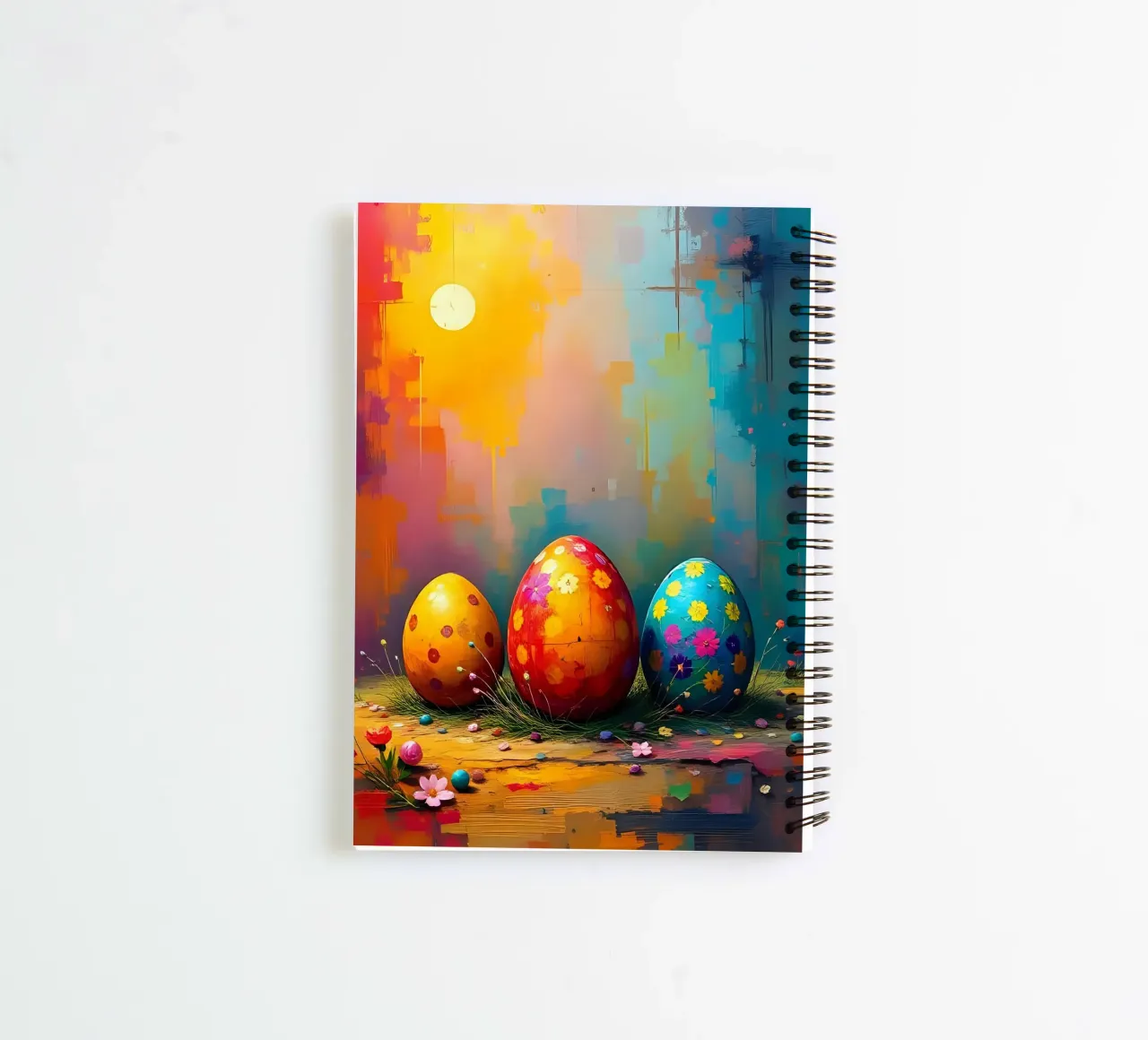 Easter_style_B_1 spiral notebook by Farb- und Blütenzauber by LK