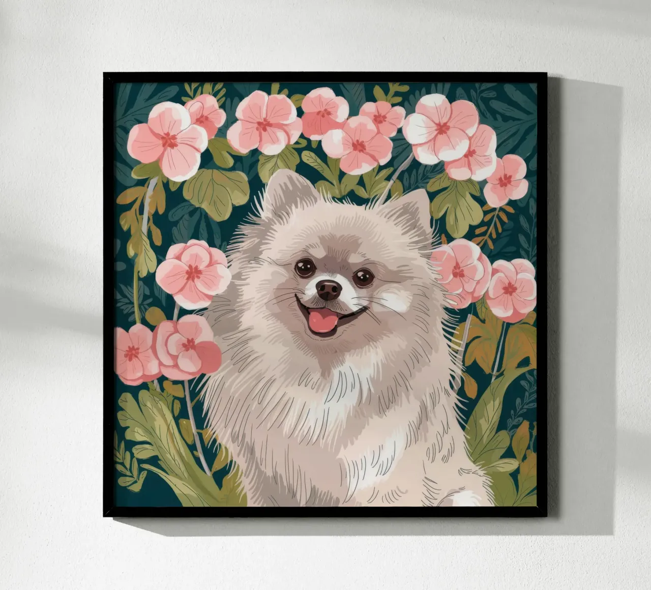 Radiosità canina in fiore carta hahnemühle da Timeless Huse