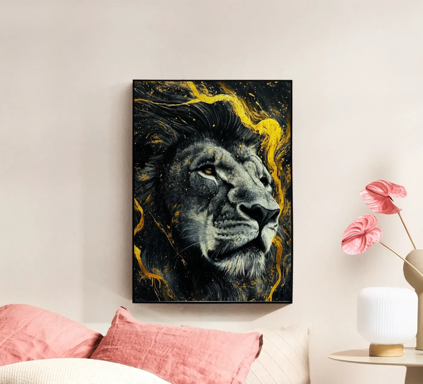 Golden Lion plexiglass da Justyna Jaszke JBJart