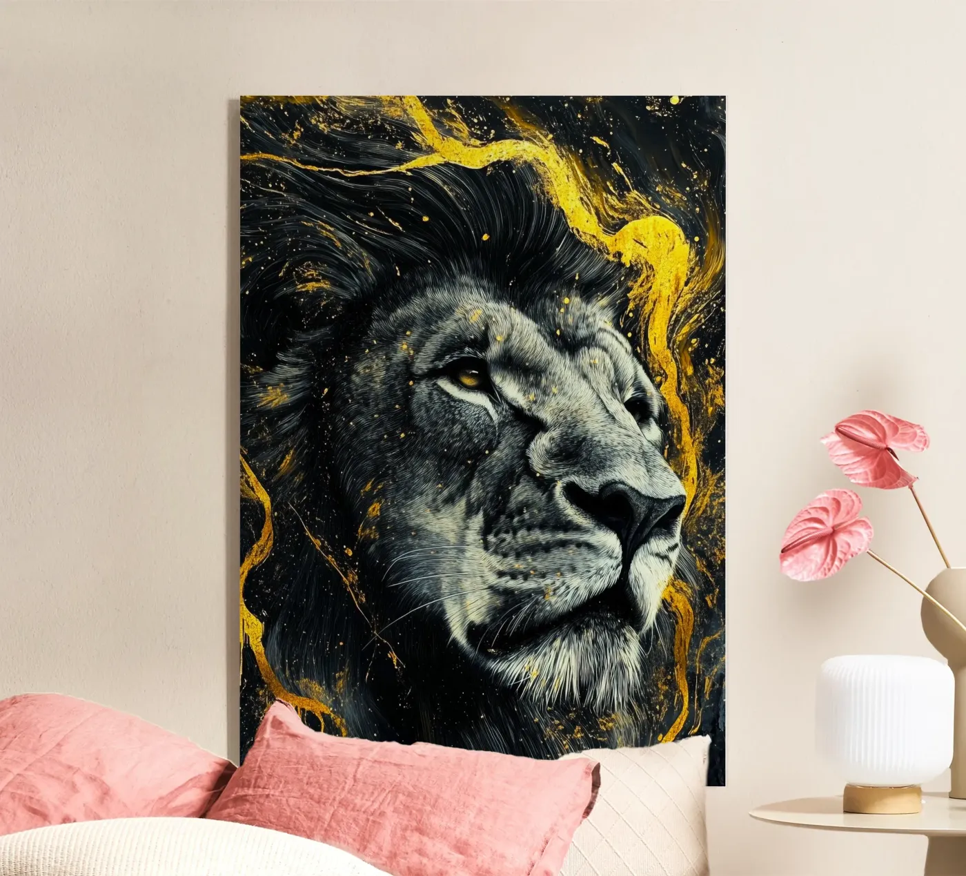 Golden Lion plexiglass da Justyna Jaszke JBJart