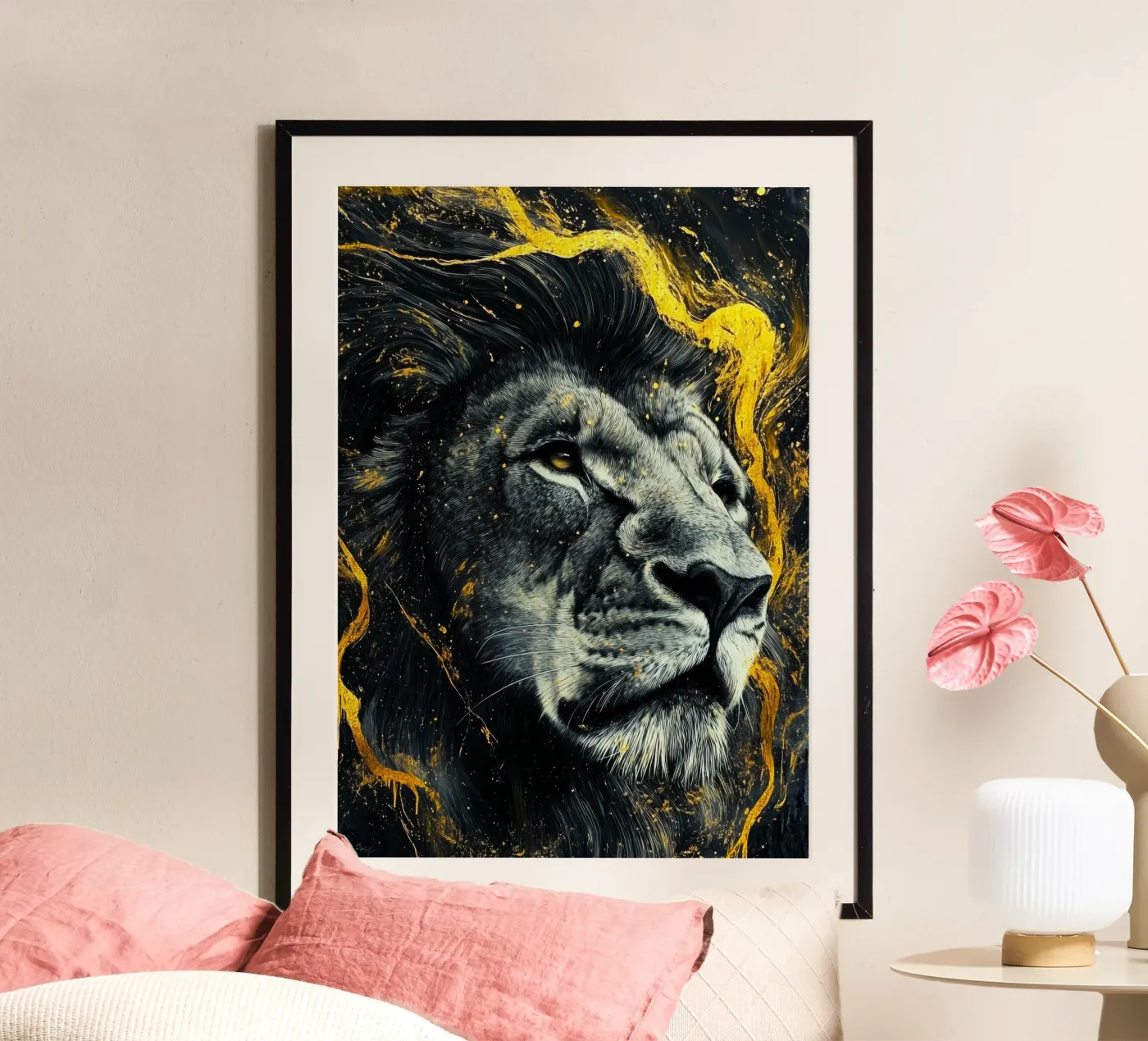 Leone d'oro poster da Justyna Jaszke JBJart