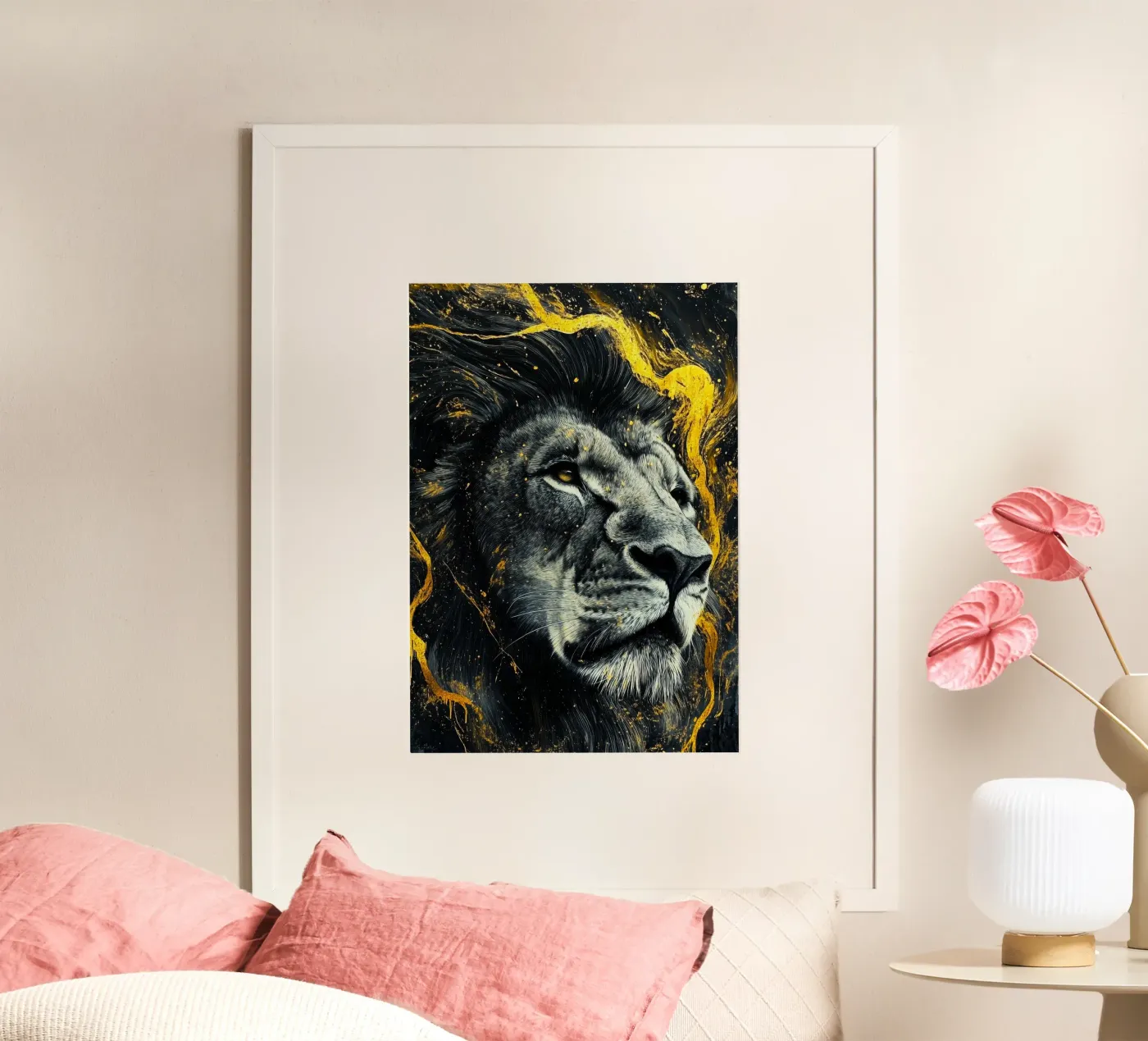 Leone d'oro poster da Justyna Jaszke JBJart