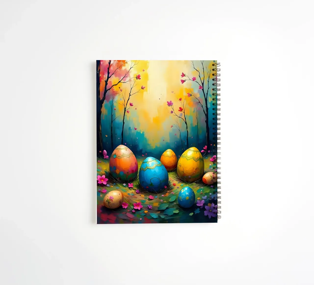 Easter_style_B_2 spiral notebook by Farb- und Blütenzauber by LK