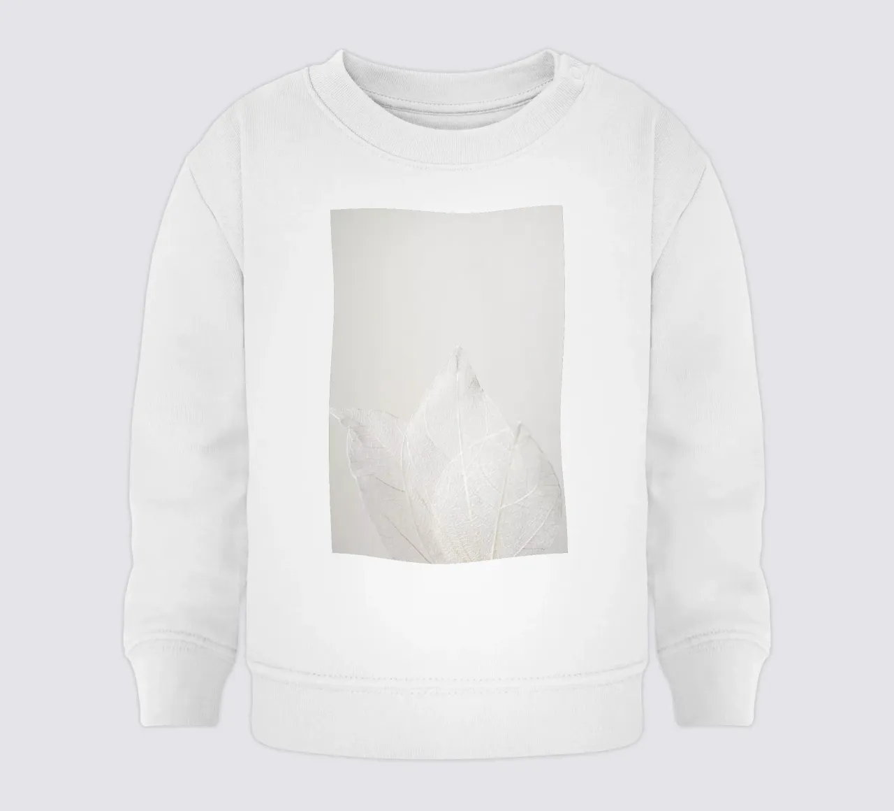 Light Skeleton Leaves felpa neonato da Babett Schultze