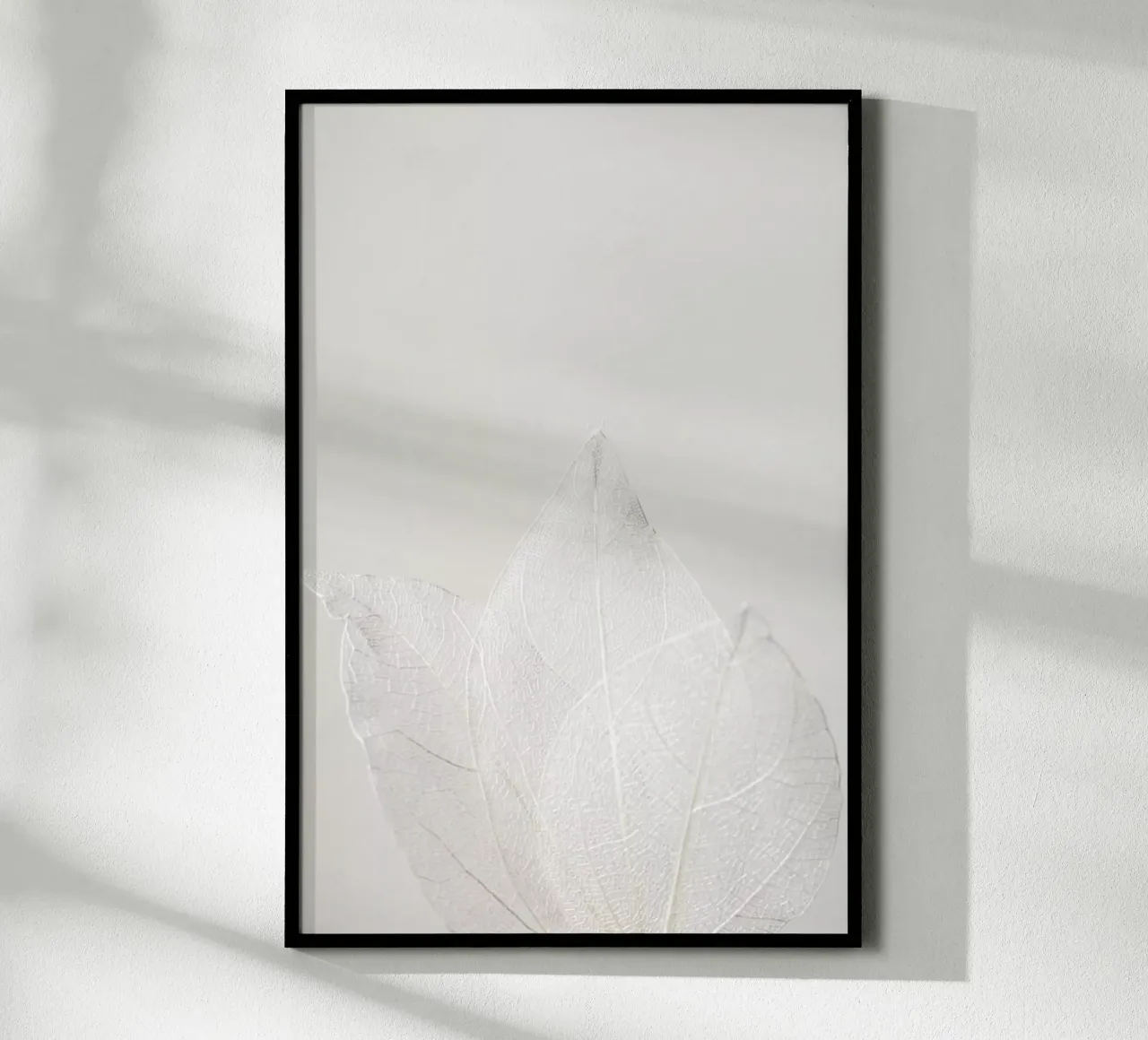 Light Skeleton Leaves poster da Babett Schultze