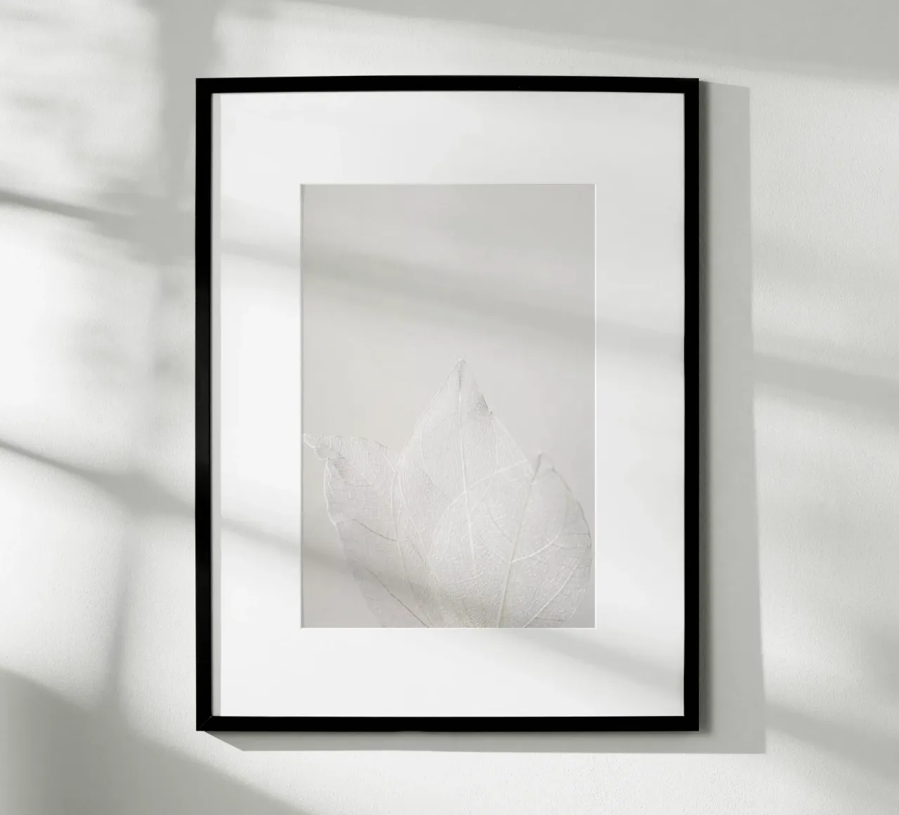 Light Skeleton Leaves poster da Babett Schultze