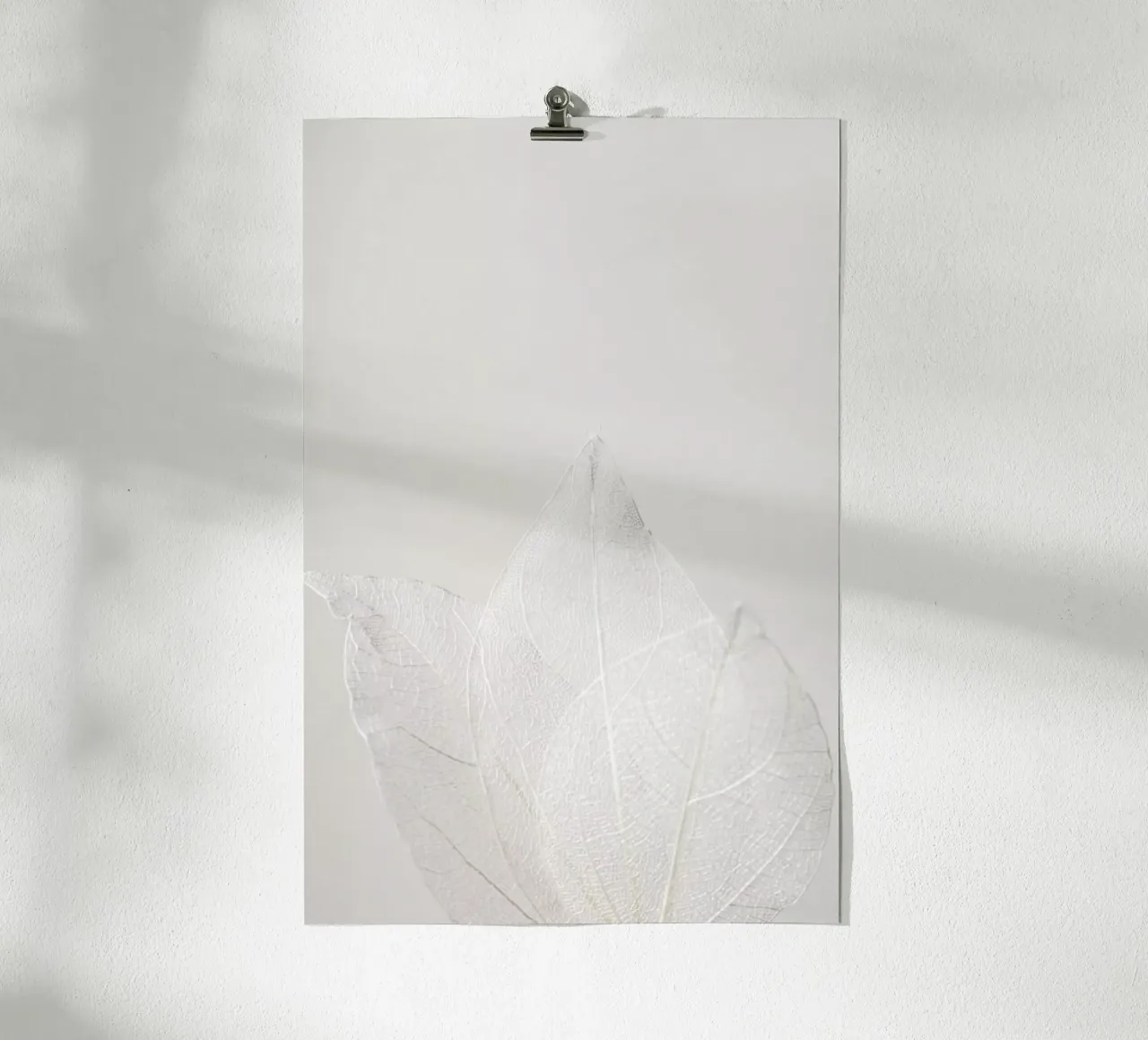 Light Skeleton Leaves poster da Babett Schultze