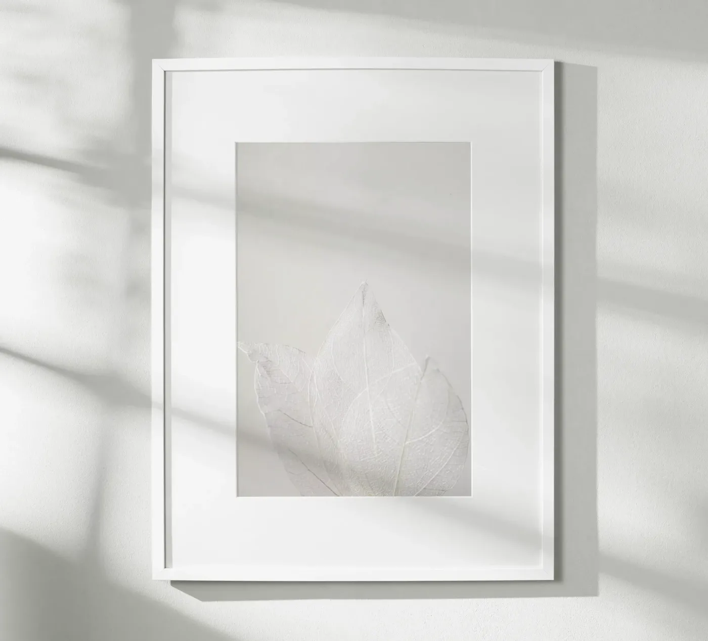 Light Skeleton Leaves poster da Babett Schultze