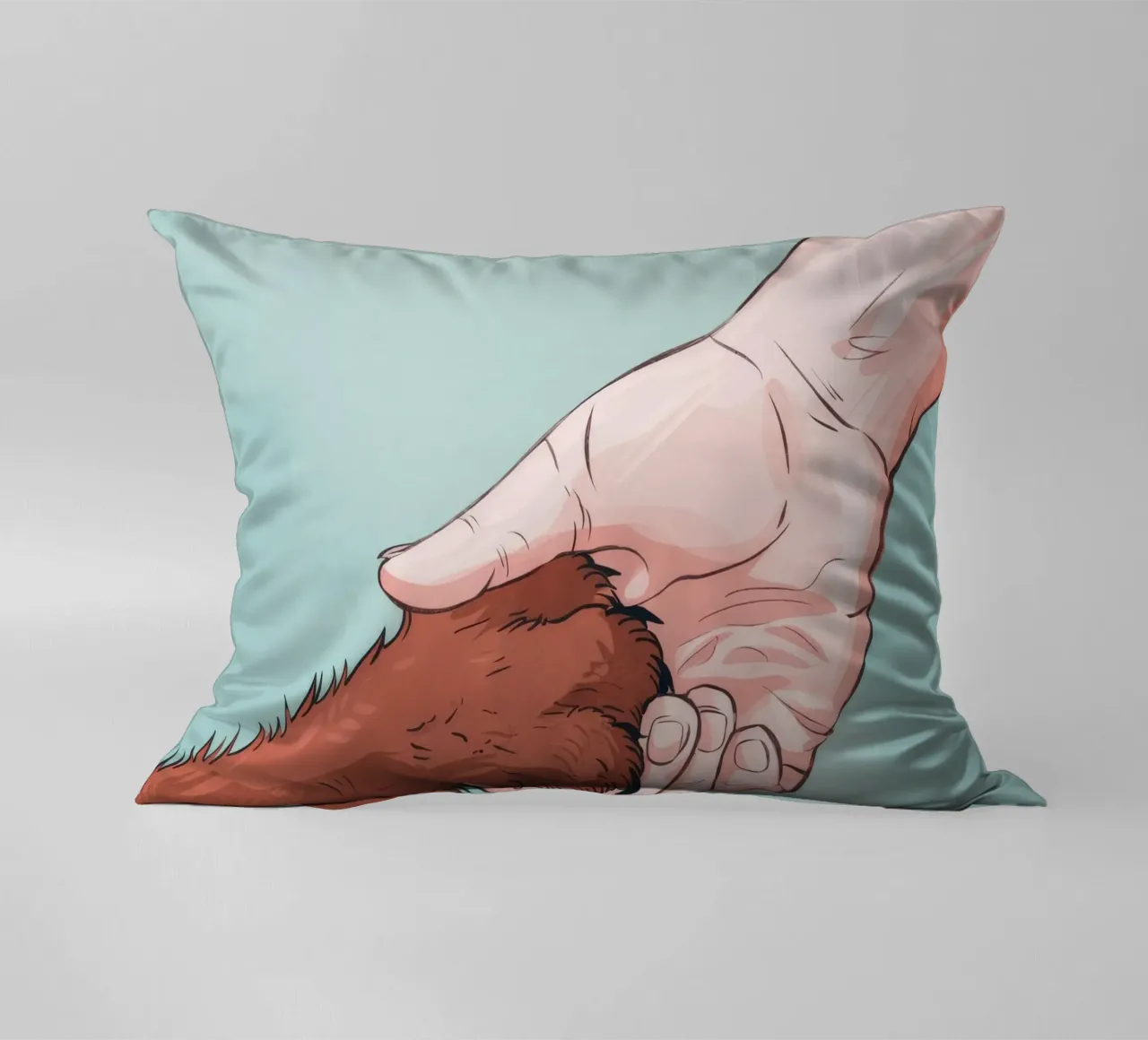 Trust Paw-in-Hand cuscino da Timeless Huse
