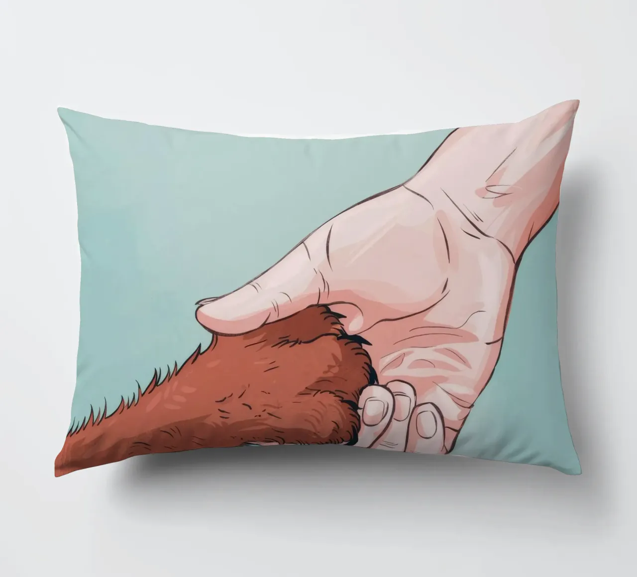 Trust Paw-in-Hand cuscino da Timeless Huse