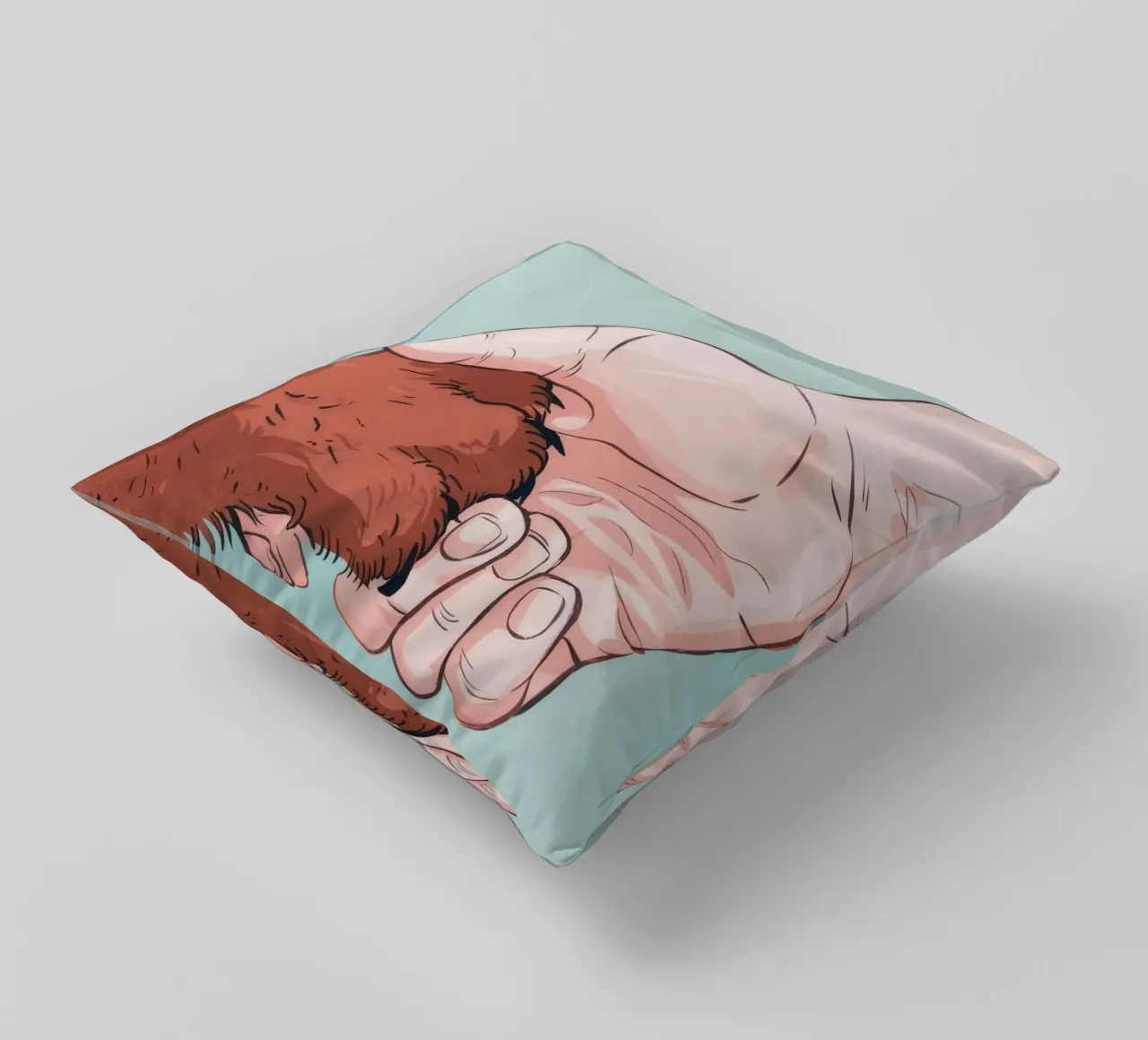 Trust Paw-in-Hand cuscino da Timeless Huse