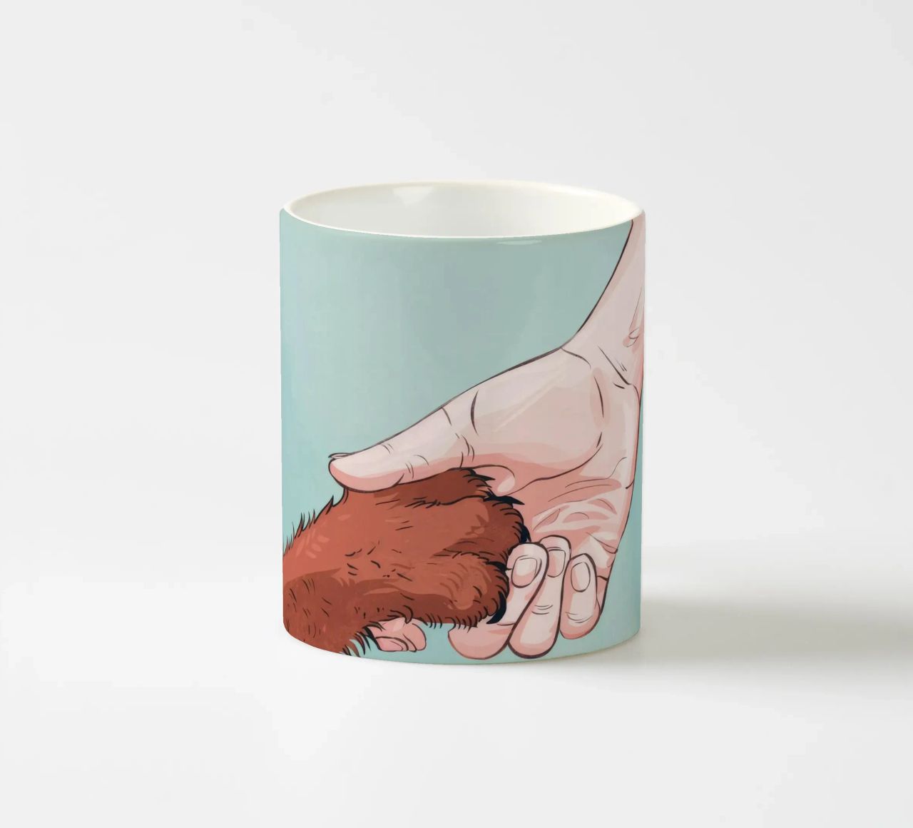 Trust Paw-in-Hand tazza in ceramica da Timeless Huse
