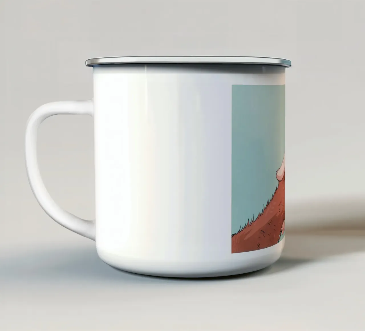 Fundación Pata en Mano taza de esmalte de Timeless Huse