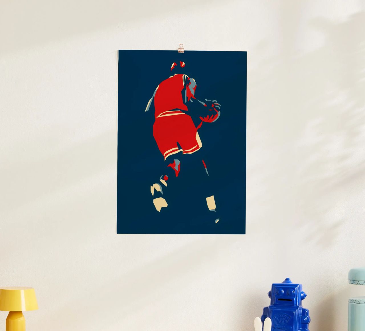 Basketball Player Silhouette poster by Adriano