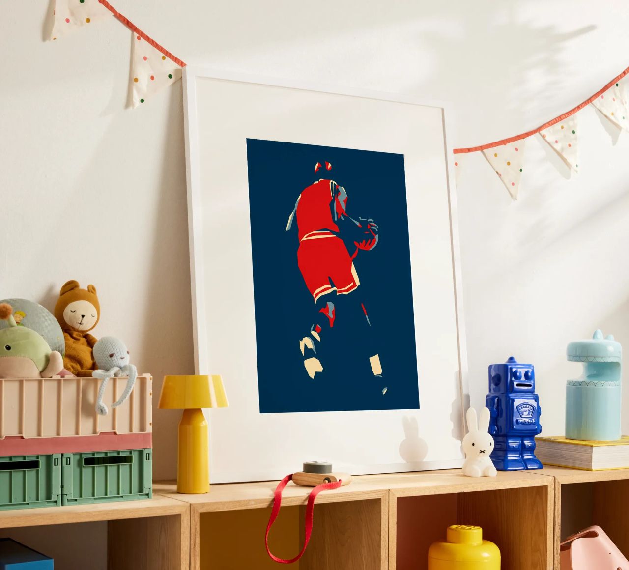 Basketball Player Silhouette poster by Adriano