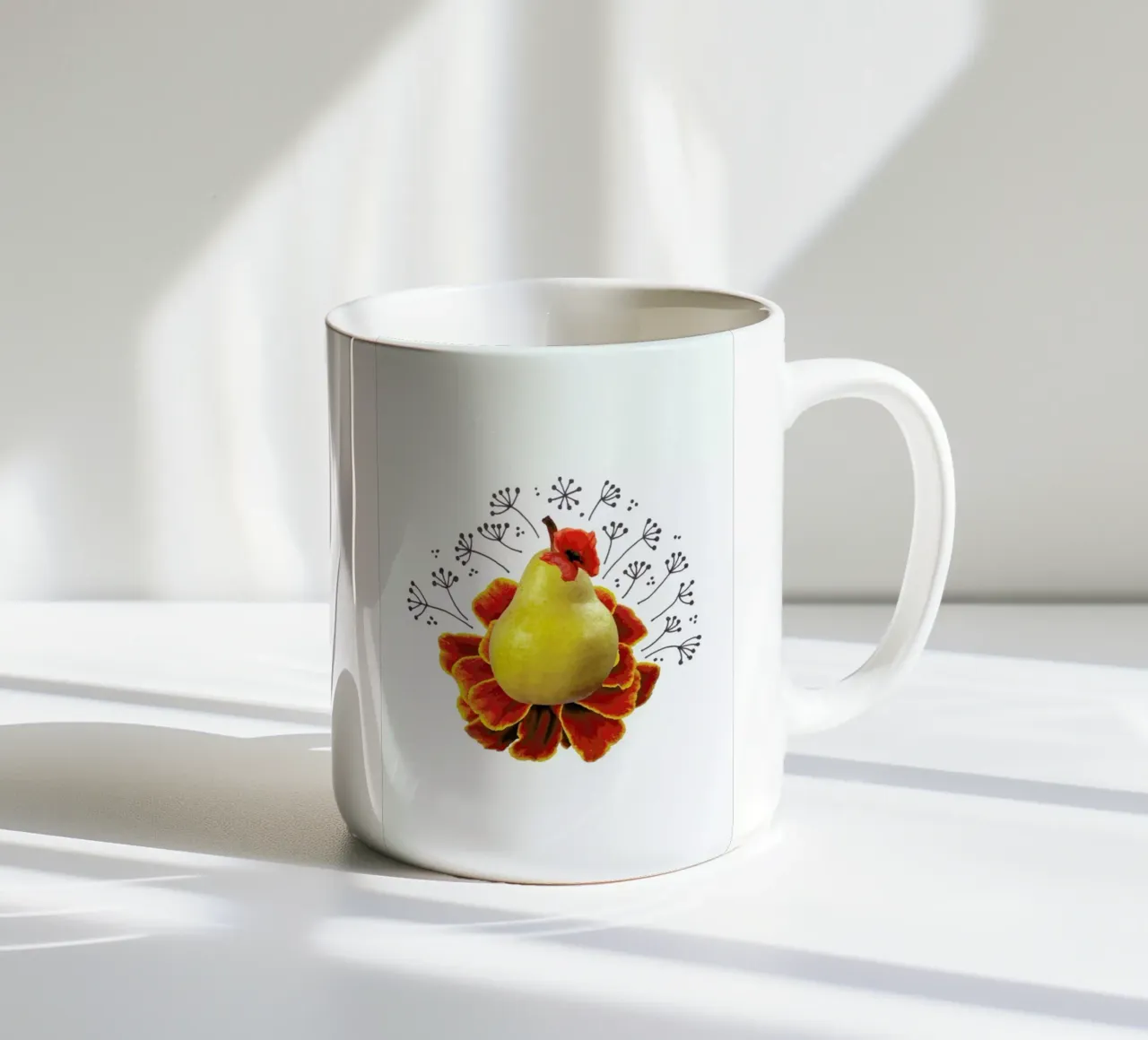 Pear Collage tazza in ceramica da Miles of Light
