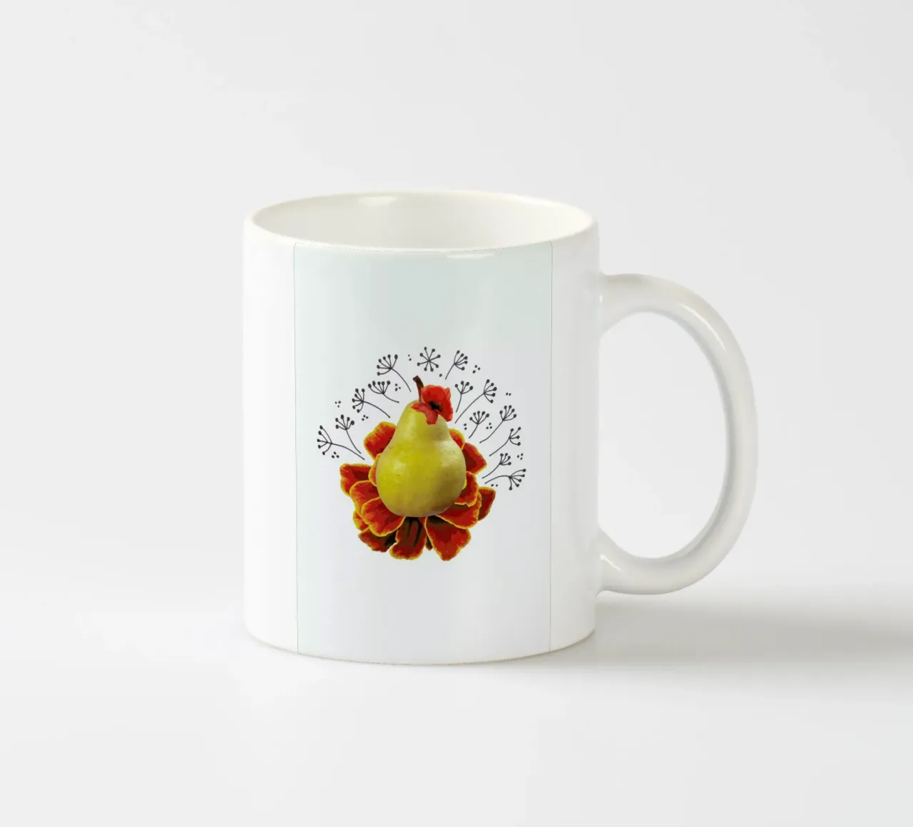 Pear Collage tazza in ceramica da Miles of Light