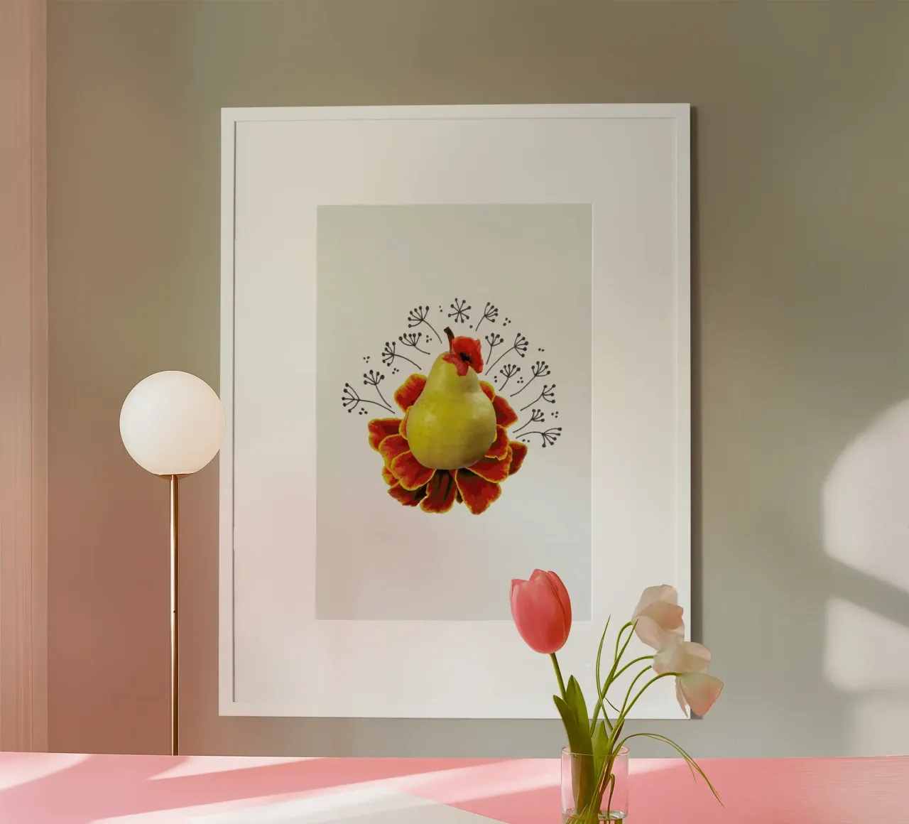 Pear Collage poster da Miles of Light