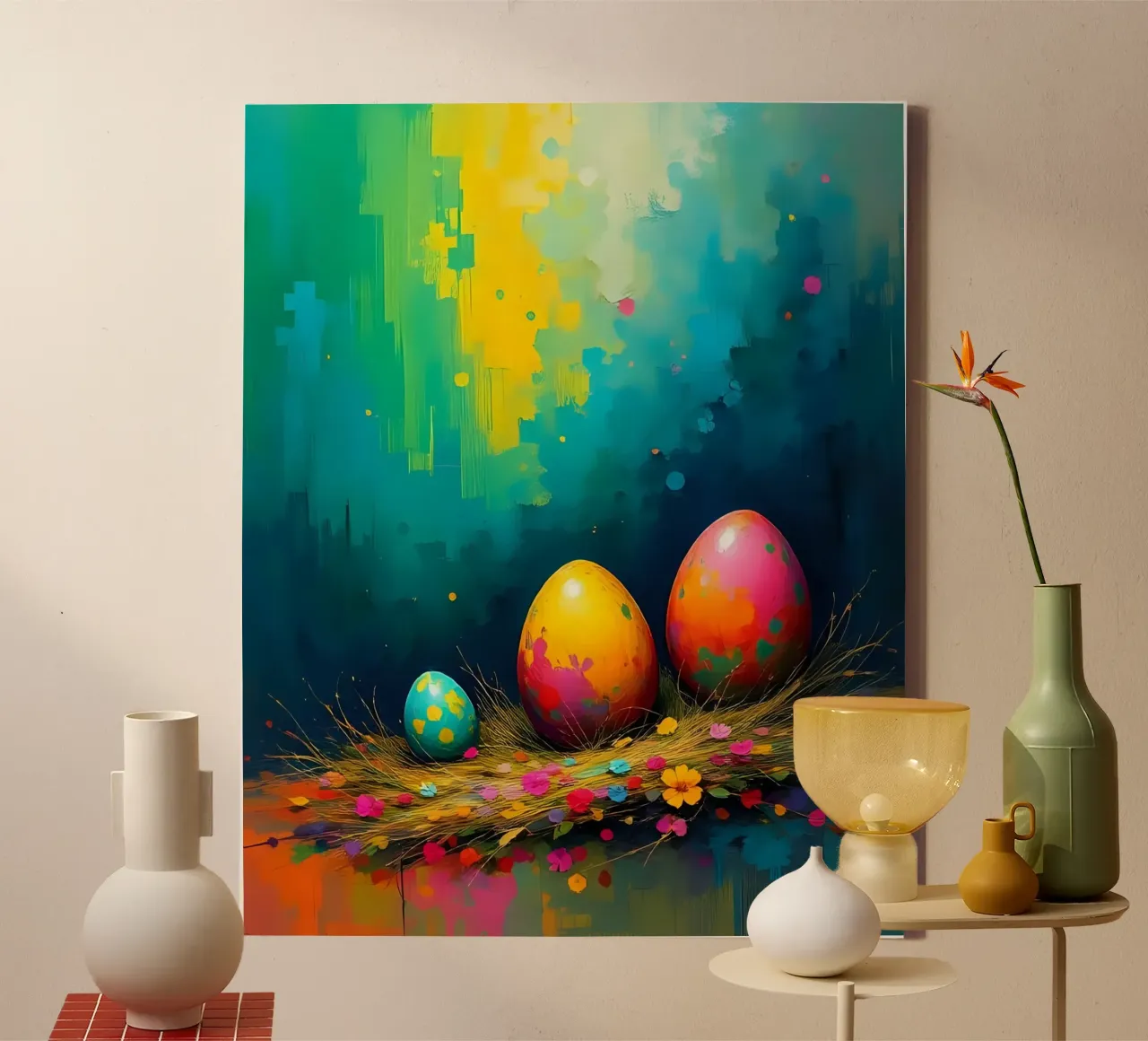 Ostern_Stil_B_3 Leinwand von Farb- und Blütenzauber by LK