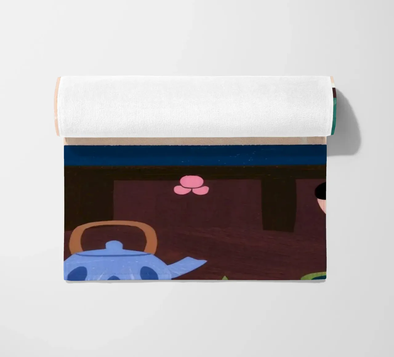 Grillige theemaatjes strandhanddoek van Timeless Huse