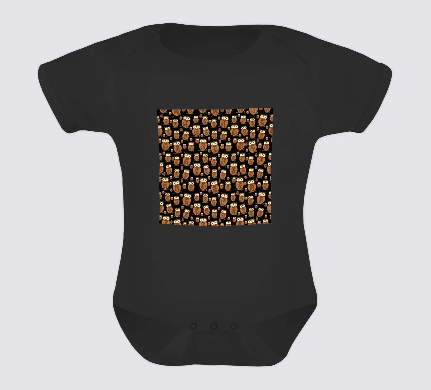 Cute owls pattern body bébé de baobabprintstore