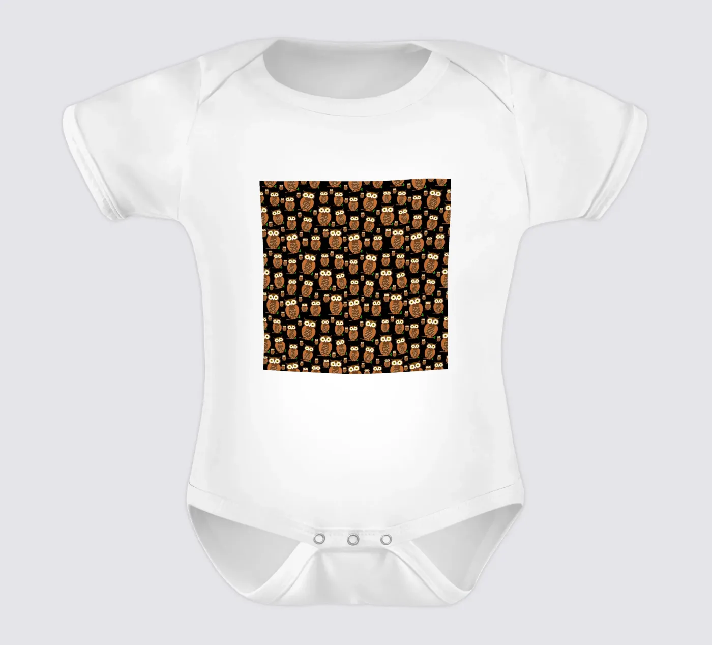 Cute owls pattern body bébé de baobabprintstore