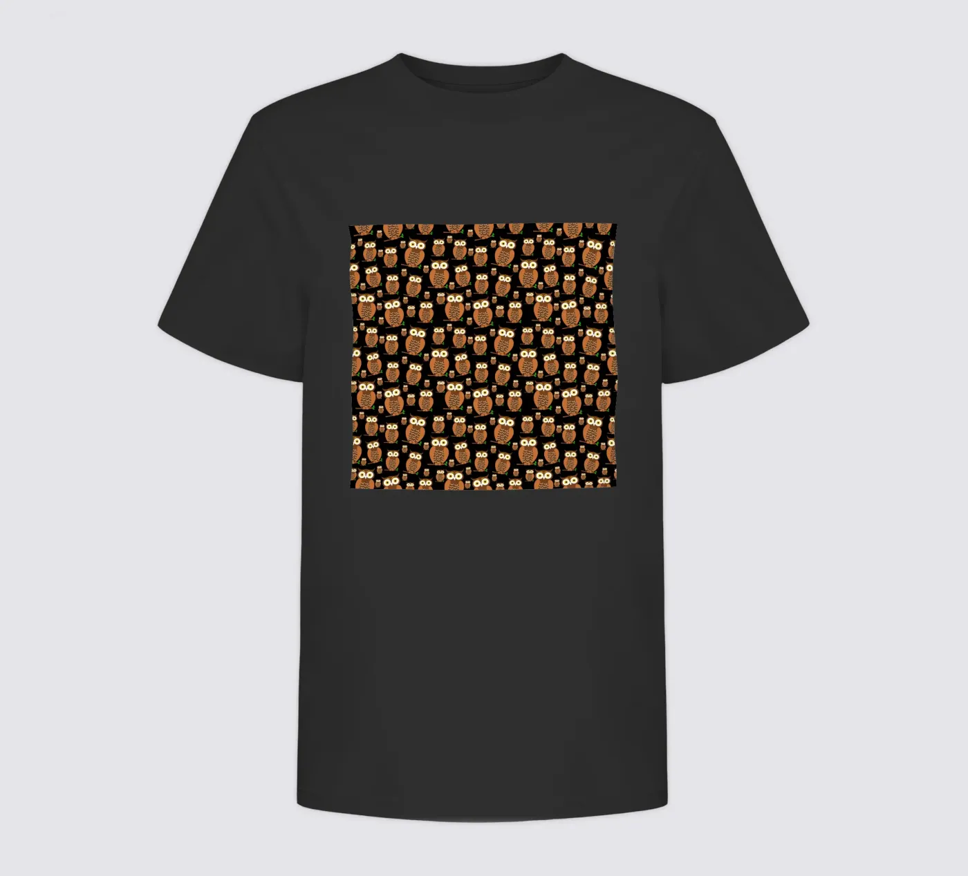 Cute owls pattern kinder t-shirt van baobabprintstore