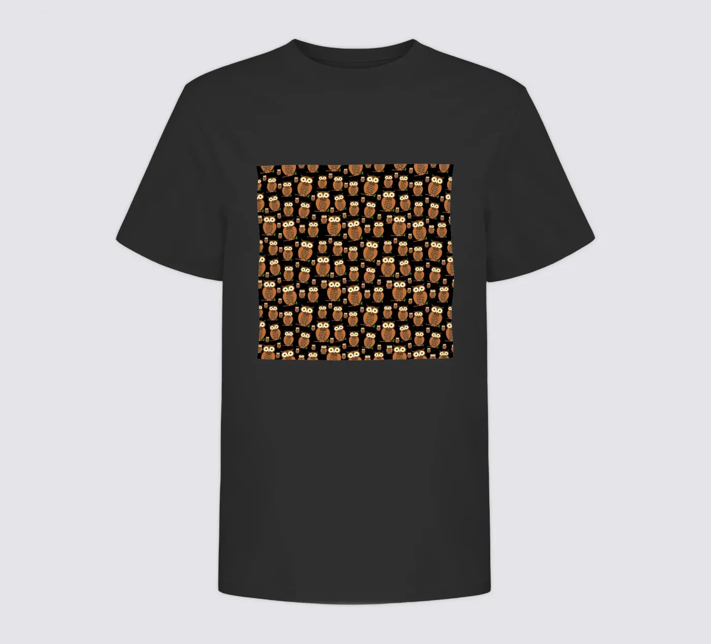 Cute owls pattern kinder t-shirt van baobabprintstore