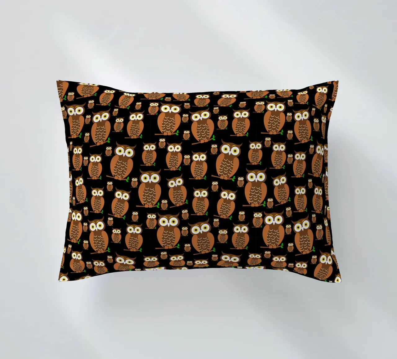 Cute owls pattern cuscino da baobabprintstore