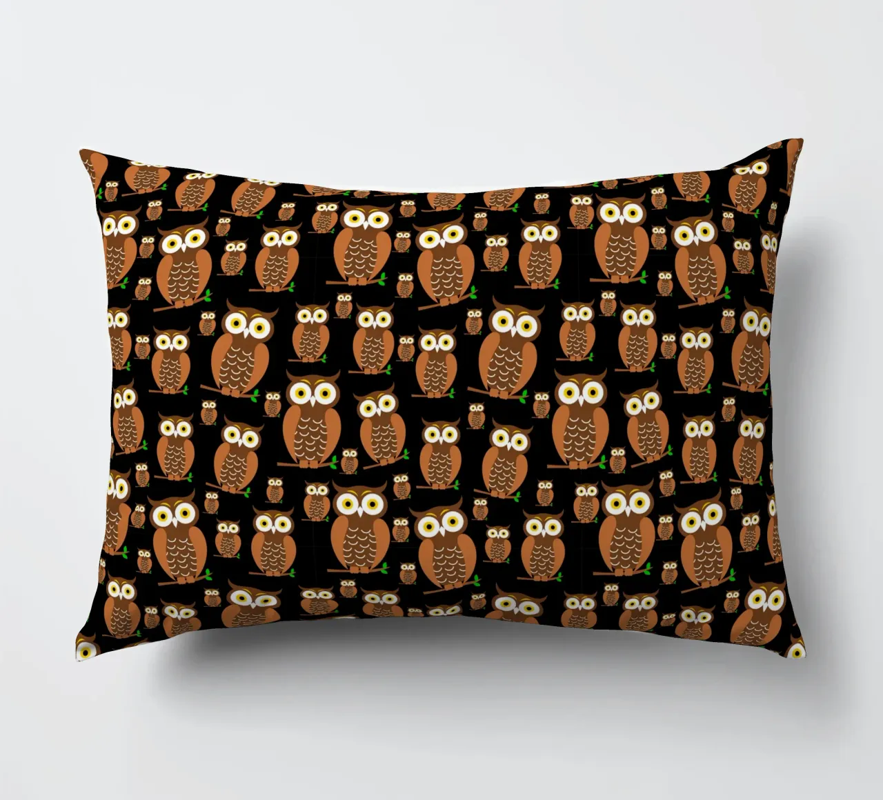 Cute owls pattern cuscino da baobabprintstore
