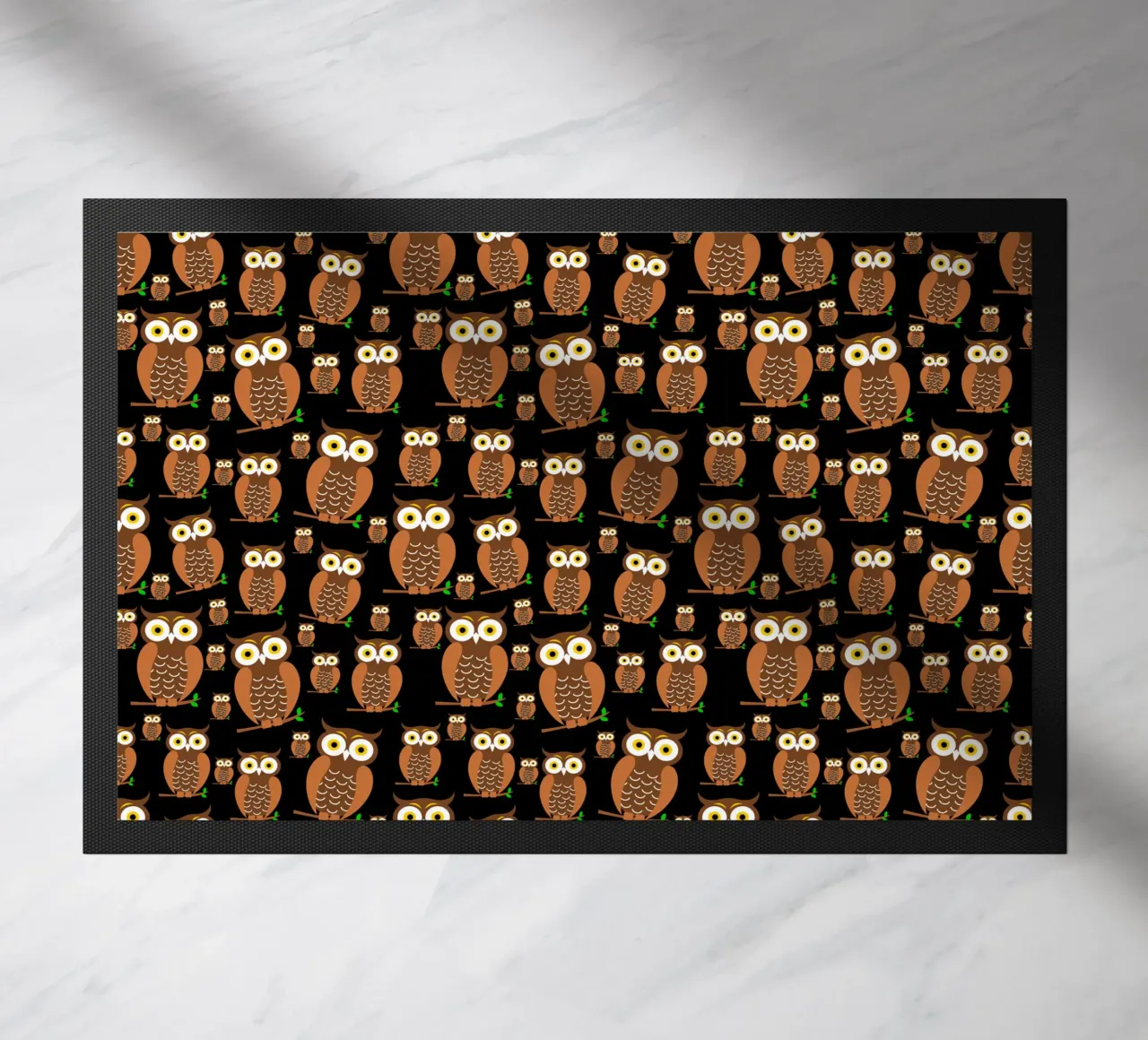 Cute owls pattern zerbino da baobabprintstore