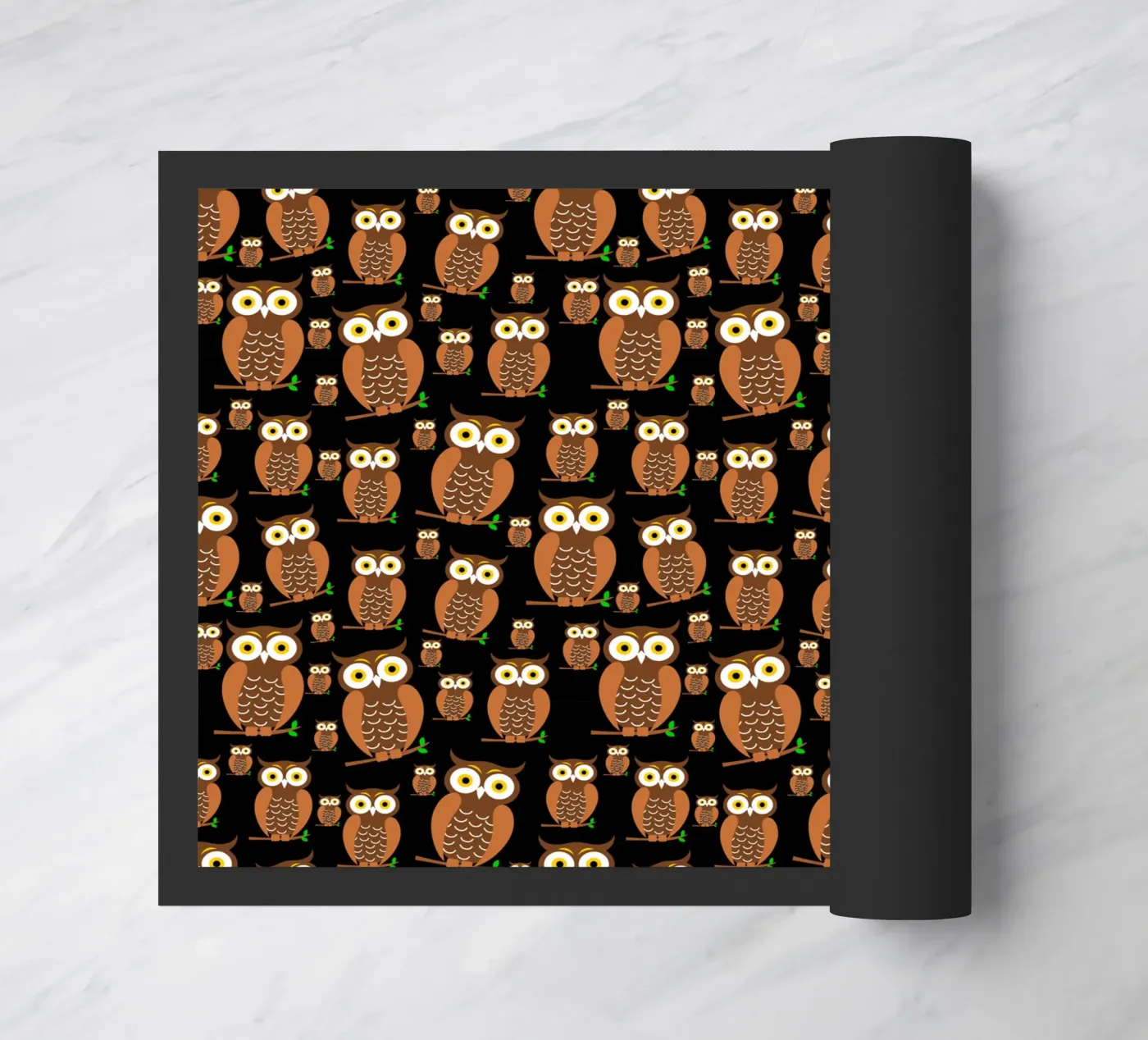 Cute owls pattern zerbino da baobabprintstore