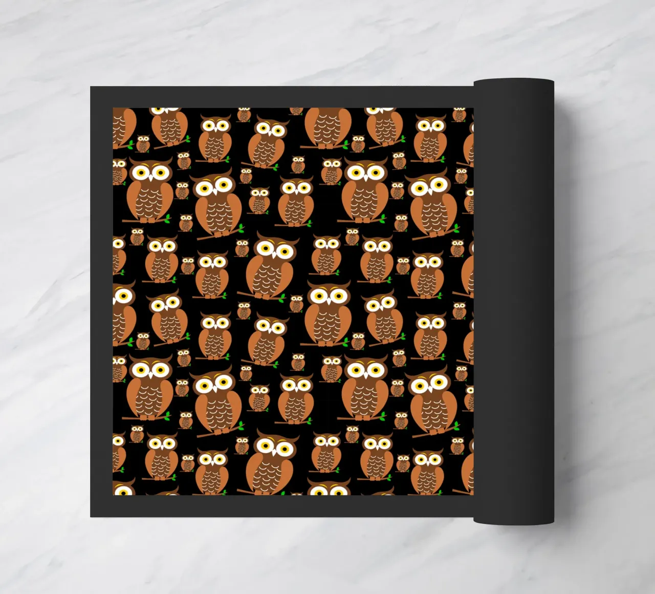 Cute owls pattern zerbino da baobabprintstore