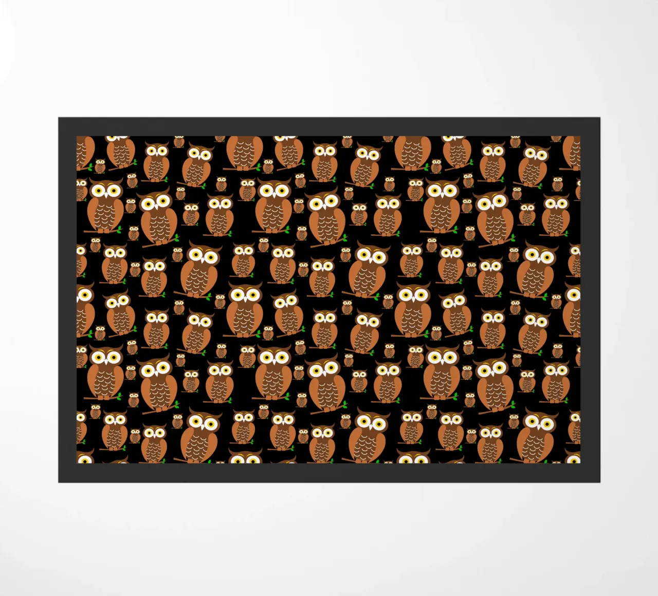 Cute owls pattern zerbino da baobabprintstore