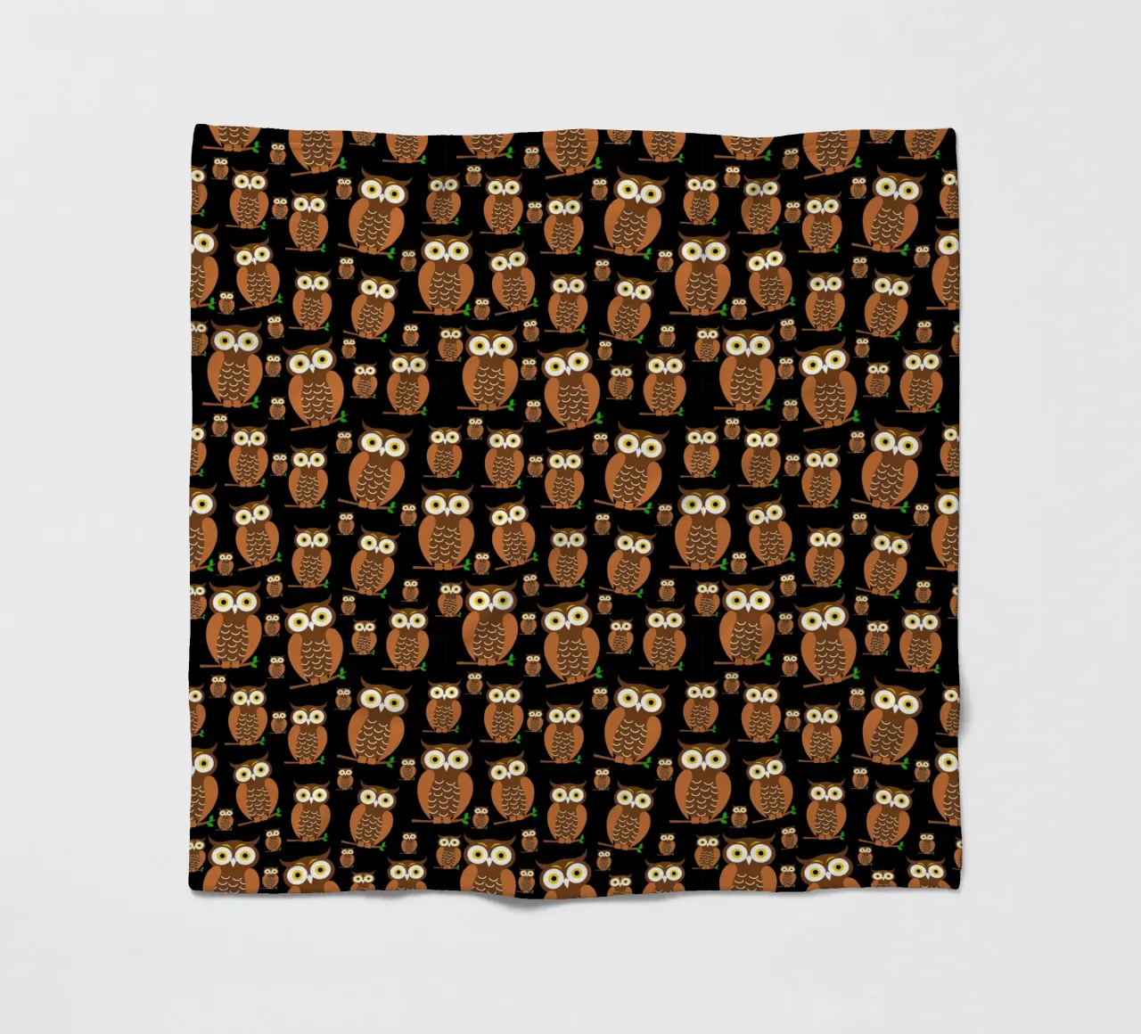 Cute owls pattern Fleecedecke von baobabprintstore
