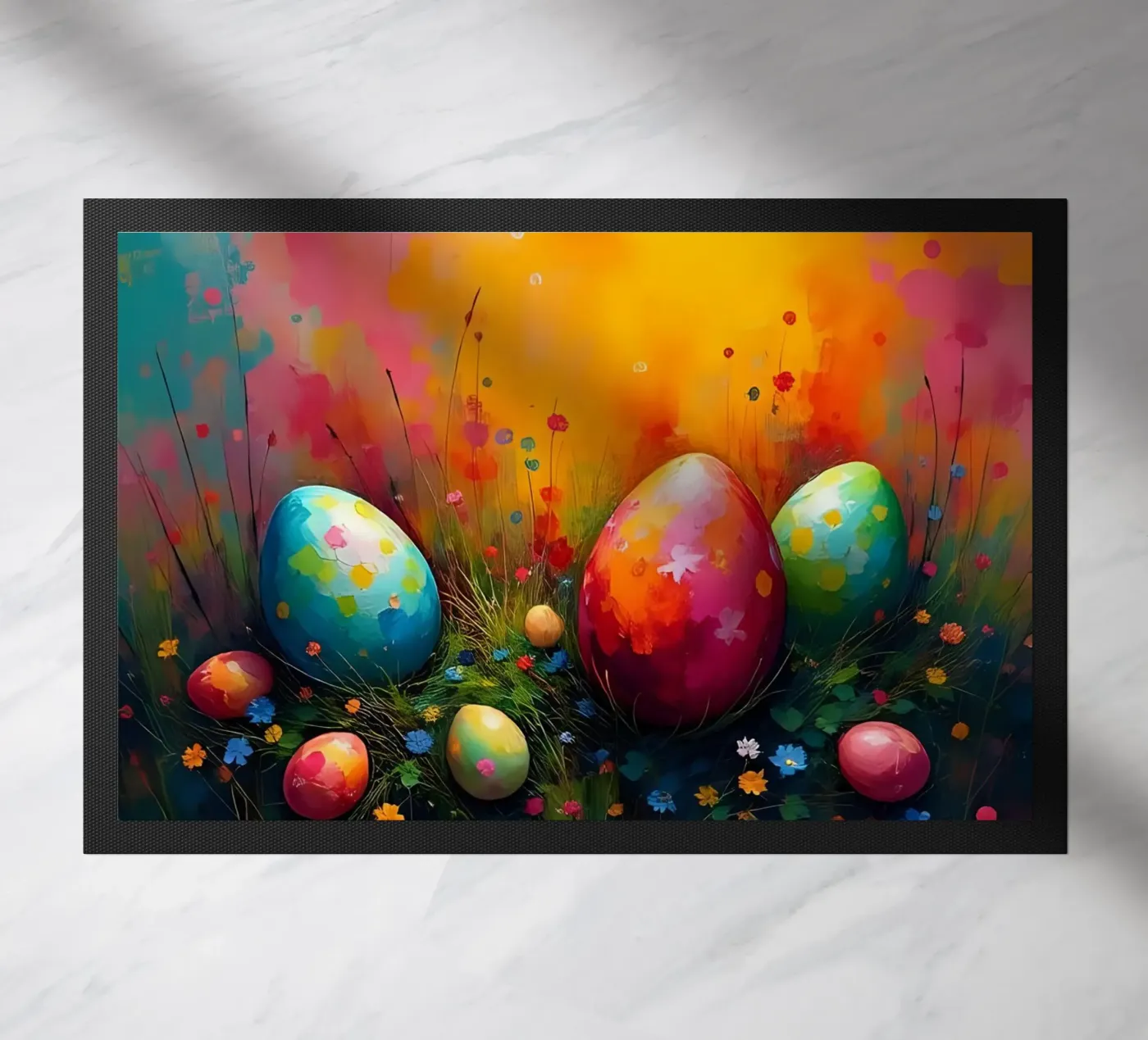 Easter_style_B_4 doormat by Farb- und Blütenzauber by LK